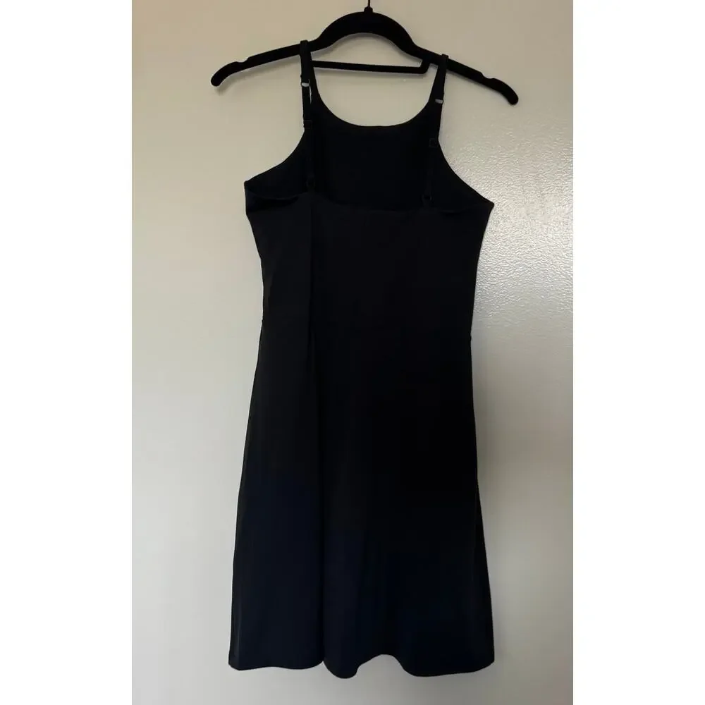 Girlfriend Collective Naomi Workout Dress in Black Size Medium - Picture 3 of 5